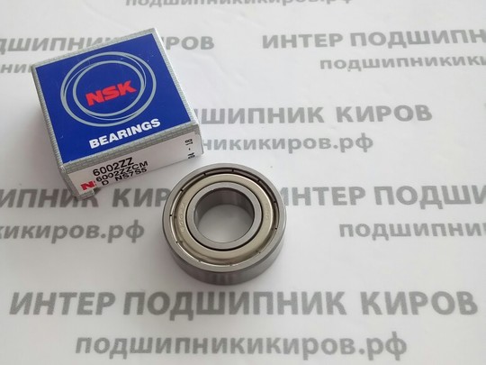 6002-ZZ (80120) NSK подшипник шариковый (15*32*9)