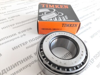HM88649/HM88610 TIMKEN Подшипник конический роликовый (34.925*72.223*25.400)