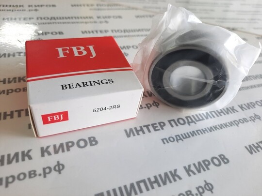 5204-2RS (3056204) FBJ (20*47*20.6) Подшипник шариковый двухрядный