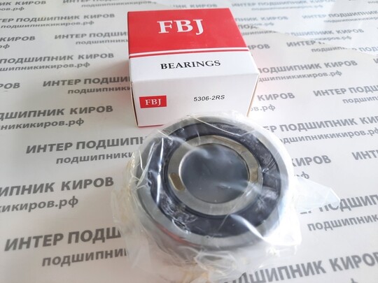 5306-2RS (3056306) FBJ (30*72*30.2) Подшипник шариковый двухрядный