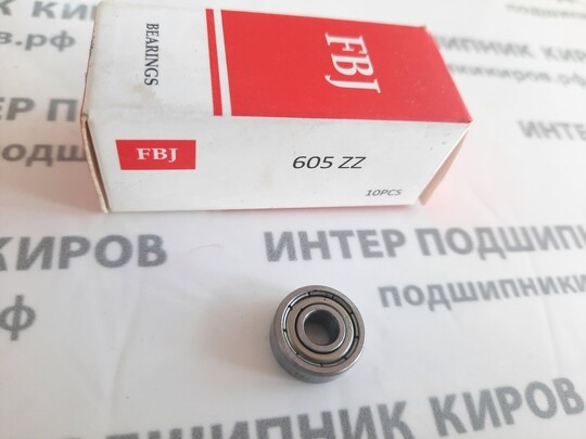605ZZ (80015) FBJ (5*14*5) Подшипник шариковый